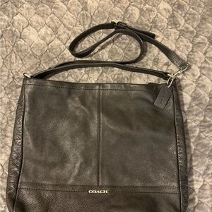 Coach Pebbled Soft Leather Shoulder Bag